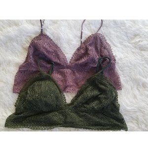 2 Victoria's Secret lace bralette